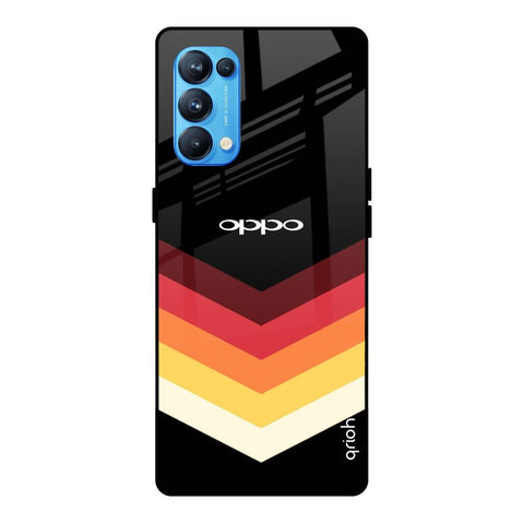 Abstract Arrow Pattern Glossy Case For Oppo Reno5 Pro