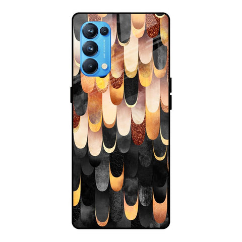 Bronze Abstract Glossy Case for Oppo Reno5 Pro