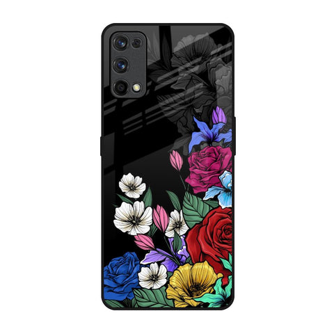 Rose Flower Bunch Art Glossy Case for Realme X7 Pro