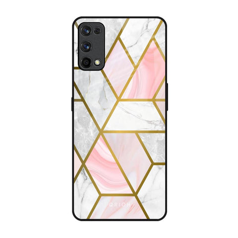 Geometrical Marble Glossy Case for Realme X7 Pro