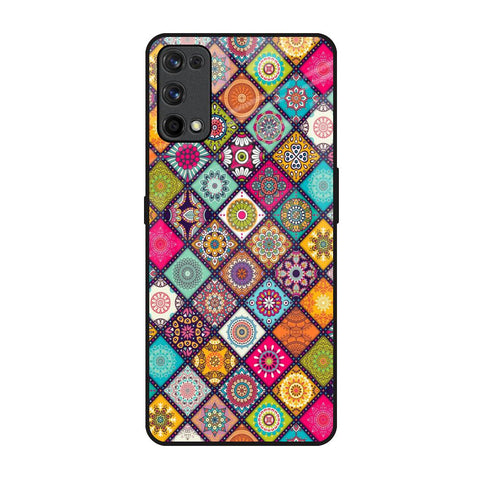 Multicolor Mandala Glossy Case for Realme X7 Pro