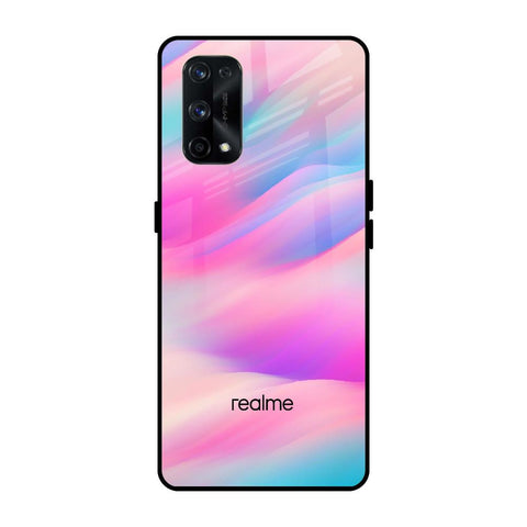 Colorful Waves Glossy case for Realme X7 Pro