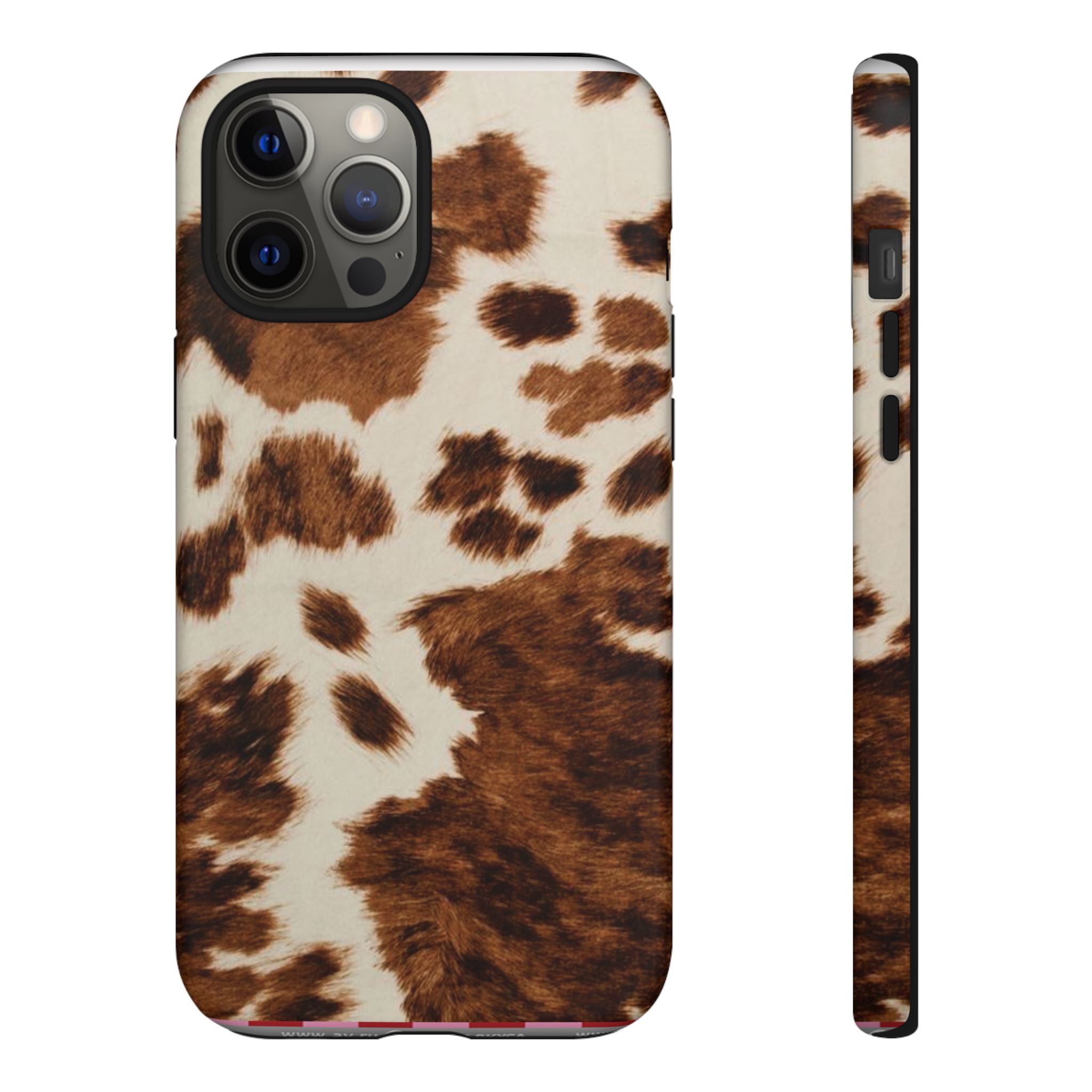 Cow Print Tough Case  Available For All iPhone Models