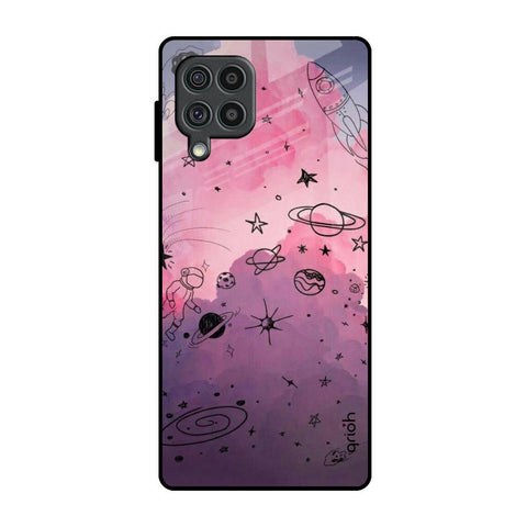 Space Doodles Glossy Case for Samsung Galaxy F62