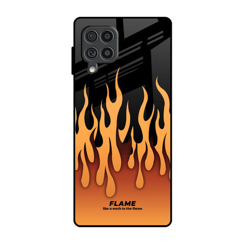 Fire Flame Glossy Case for Samsung Galaxy F62