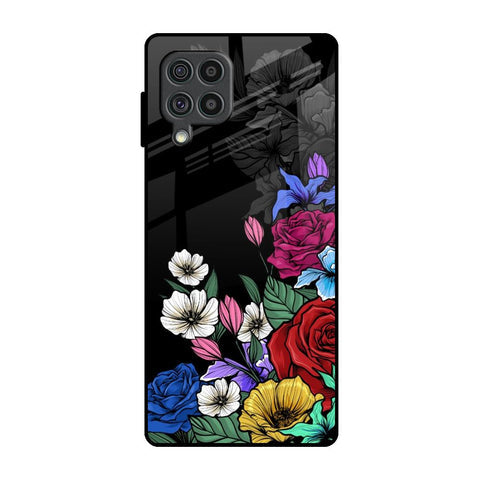Rose Flower Bunch Art Glossy Case for Samsung Galaxy F62