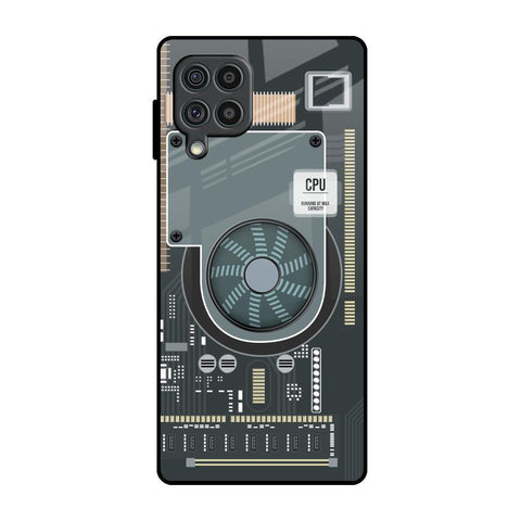 Motherboard Circuit Glossy Case for Samsung Galaxy F62