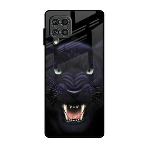 Angry Black Leopard Glossy Case for Samsung Galaxy F62