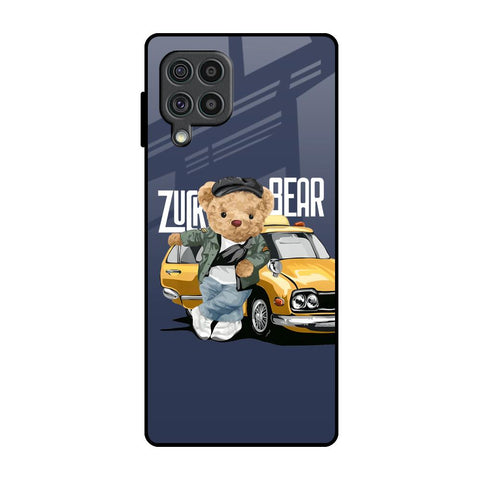 Adventurous Bear Glossy Case for Samsung Galaxy F62