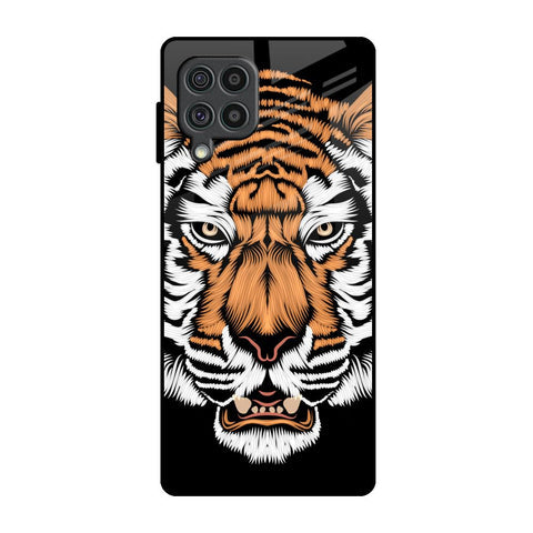 Angry Tiger Glossy Case For Samsung Galaxy F62