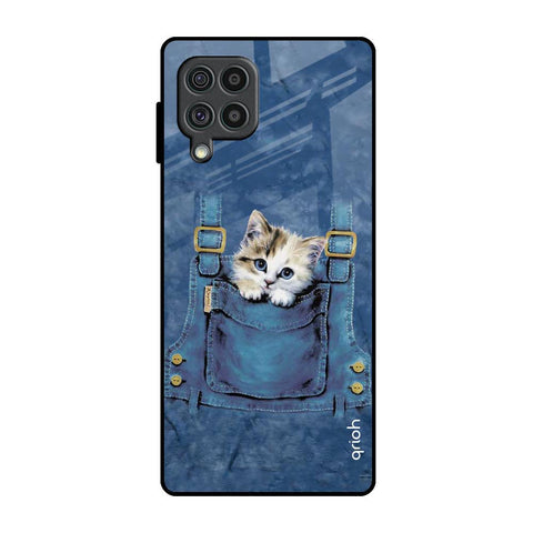 Kitty In Pocket Glossy Case For Samsung Galaxy F62