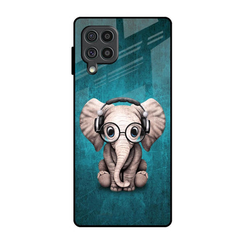 Adorable Baby Elephant Glossy Case For Samsung Galaxy F62