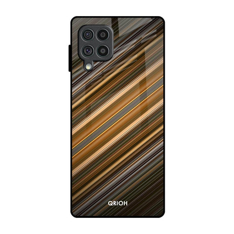 Diagonal Slash Pattern Glossy Case for Samsung Galaxy F62