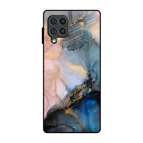 Marble Ink Abstract Glossy Case for Samsung Galaxy F62
