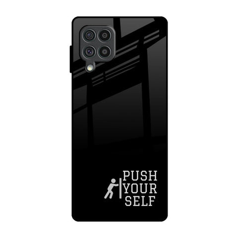 Push Your Self Glossy Case for Samsung Galaxy F62