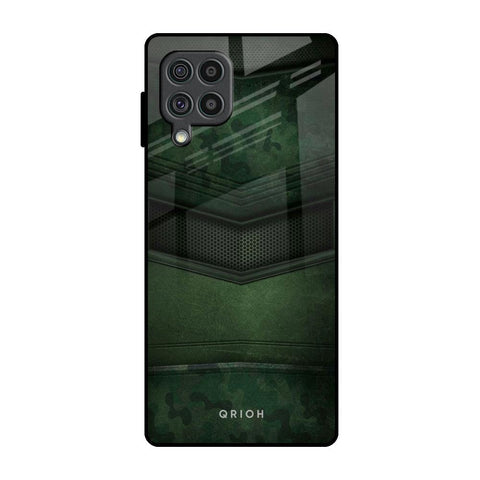 Green Leather Glossy Case for Samsung Galaxy F62