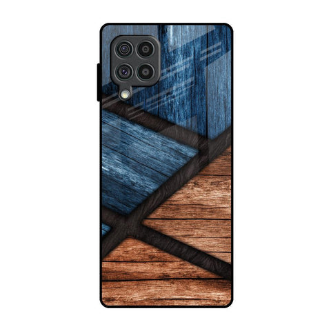 Wooden Tiles Glossy Case for Samsung Galaxy F62