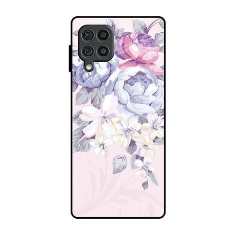 Elegant Floral Glossy Case for Samsung Galaxy F62