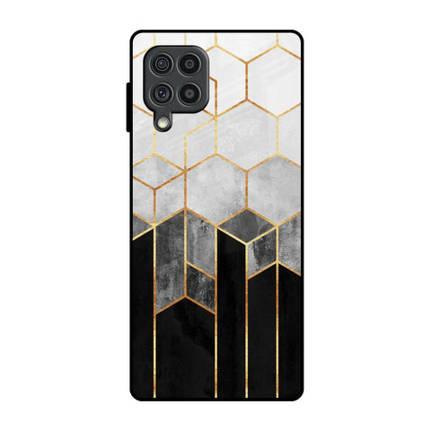 Tricolor Pattern Glossy Case for Samsung Galaxy F62