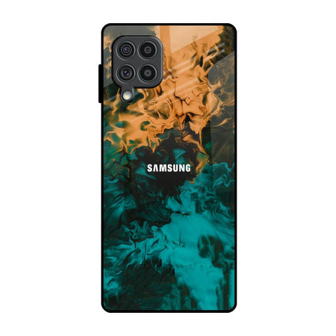 Watercolor Wave Glossy Case for Samsung Galaxy F62