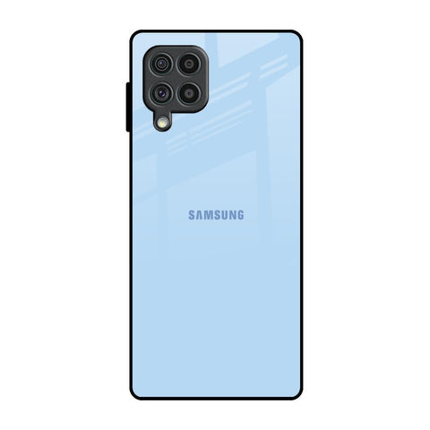 Pastel Sky Blue Glossy Case for Samsung Galaxy F62