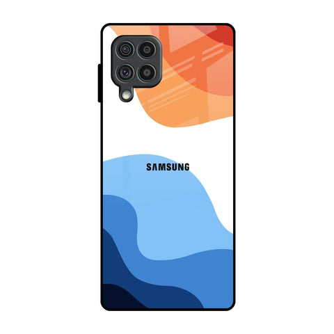 Wavy Color Pattern Glossy Case for Samsung Galaxy F62