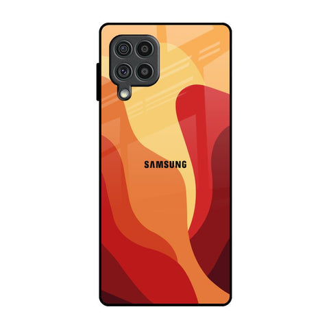 Magma Color Pattern Glossy Case for Samsung Galaxy F62