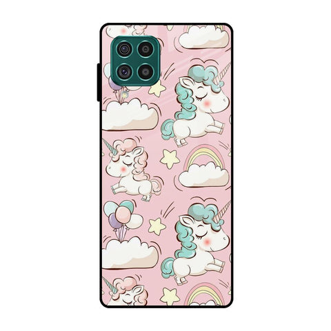 Balloon Unicorn Glossy case for Samsung Galaxy F62