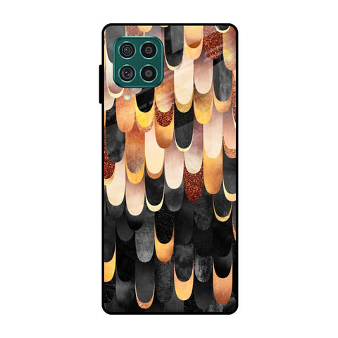 Bronze Abstract Glossy Case for Samsung Galaxy F62