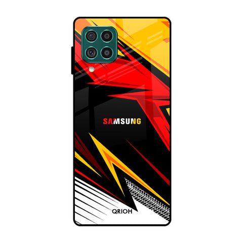Race Jersey Pattern Glossy Case For Samsung Galaxy F62
