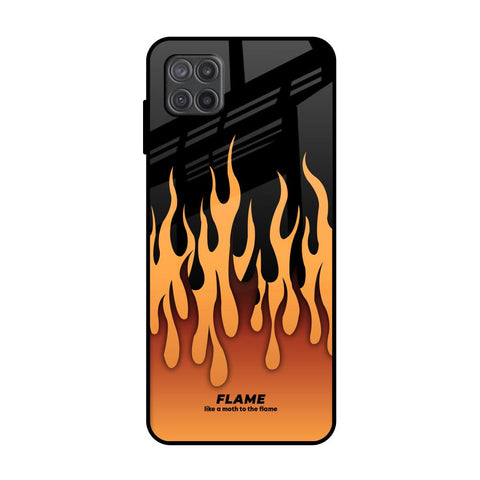 Fire Flame Glossy Case for Samsung Galaxy A12