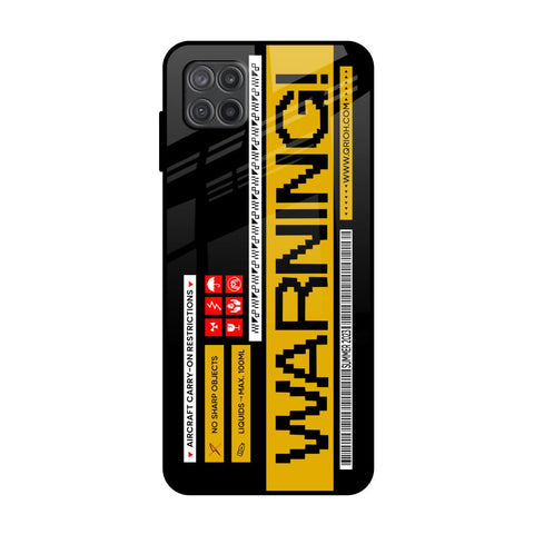 Aircraft Warning Glossy Case for Samsung Galaxy A12