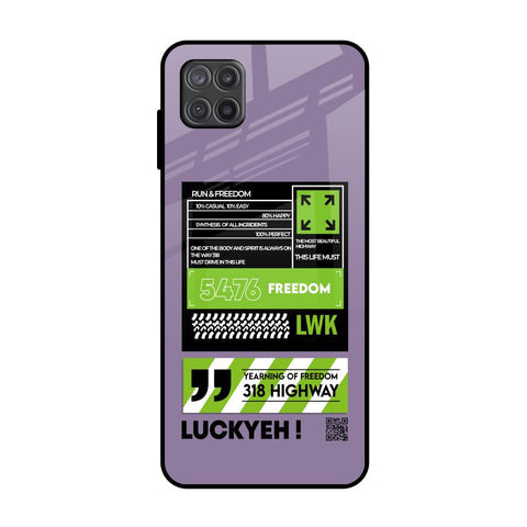 Run & Freedom Glossy Case for Samsung Galaxy A12