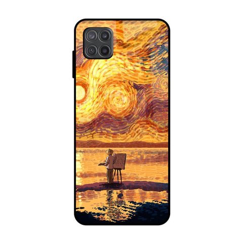 Sunset Vincent Glossy Case for Samsung Galaxy A12