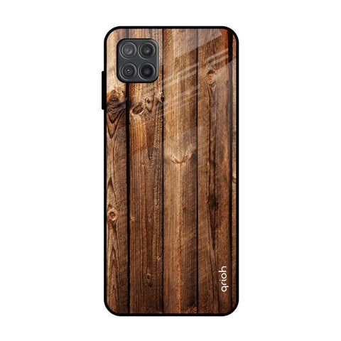 Timber Printed Glossy Case for Samsung Galaxy A12
