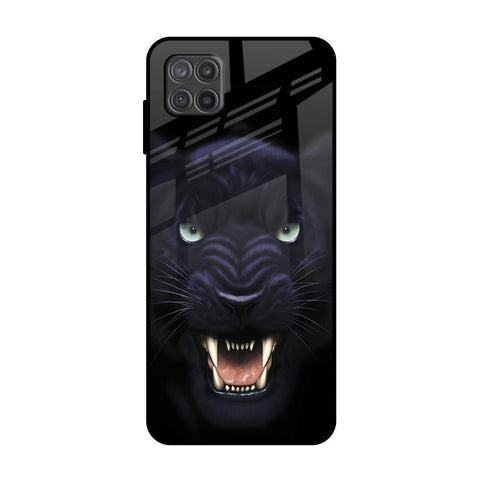 Angry Black Leopard Glossy Case for Samsung Galaxy A12