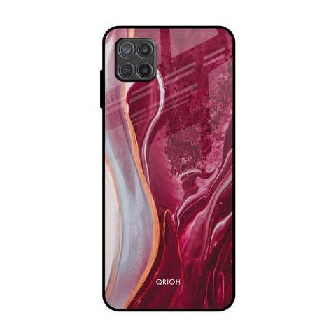 Crimson Ruby Glossy Case for Samsung Galaxy A12