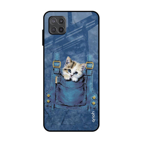 Kitty In Pocket Glossy Case For Samsung Galaxy A12