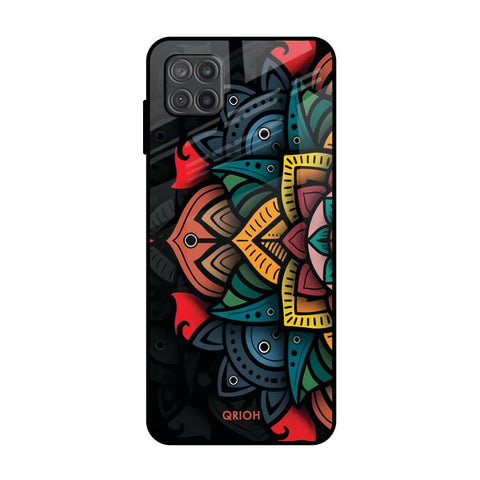 Retro Gorgeous Flower Glossy Case for Samsung Galaxy A12