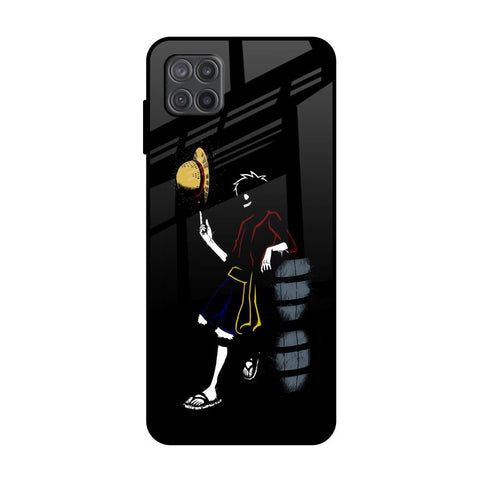 Luffy Line Art Glossy Case for Samsung Galaxy A12