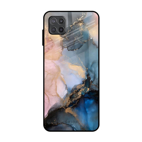 Marble Ink Abstract Glossy Case for Samsung Galaxy A12