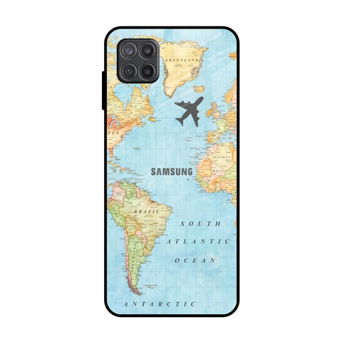 Fly Around The World Glossy Case for Samsung Galaxy A12