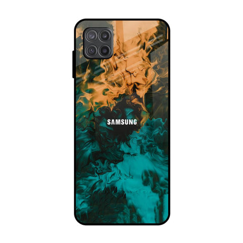 Watercolor Wave Glossy Case for Samsung Galaxy A12