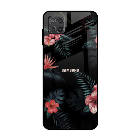 Tropical Art Flower Glossy Case for Samsung Galaxy A12