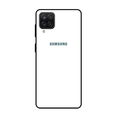 Arctic White Glossy Case for Samsung Galaxy A12