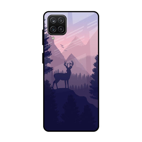 Deer In Night Glossy Case For Samsung Galaxy A12