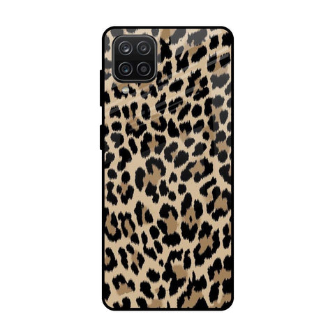 Leopard Seamless Glossy Case For Samsung Galaxy A12