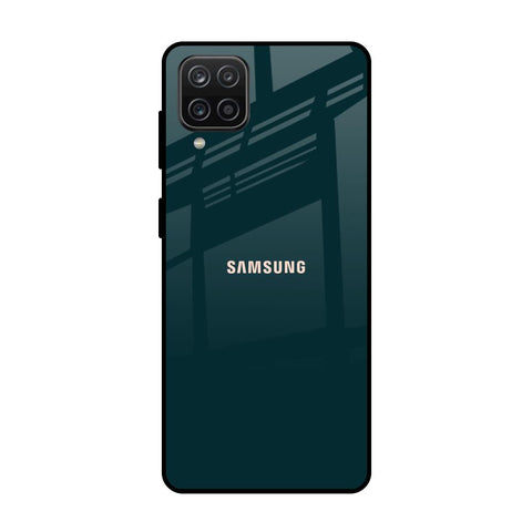 Hunter Green Glossy Case For Samsung Galaxy A12