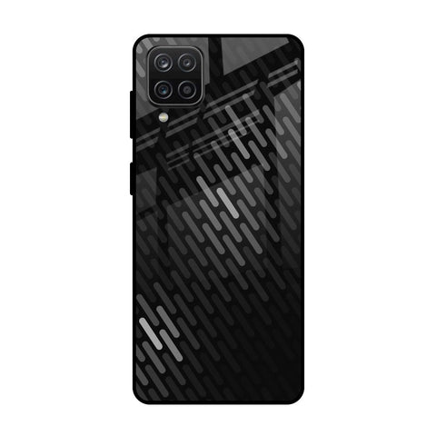 Dark Abstract Pattern Glossy Case For Samsung Galaxy A12