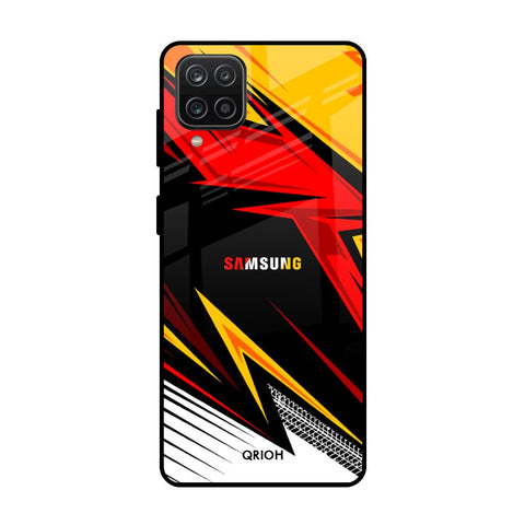 Race Jersey Pattern Glossy Case For Samsung Galaxy A12